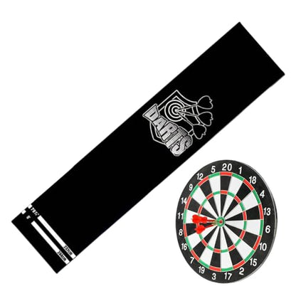 Genérico Darts Mat | 300 x 34 cm with Rubber Throwing Line | Darts Tip Protection Mat - Home, Rest Room, Indoor, Basement, Training, Game, Tournament - color: Mat 12