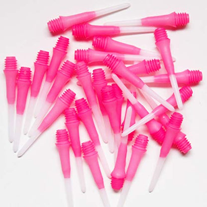 Lstyle Dart Tips: Original Lippoint - Soft Tip Dart Points - 2BA Thread - Regular Length - 2 Tone Pink 2 Pack - color: Pink 2-Tone