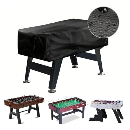 Foosball Table Cover 210D Folding Soccer Football Game Dustproof Moisture Resistant Furniture Protection Case