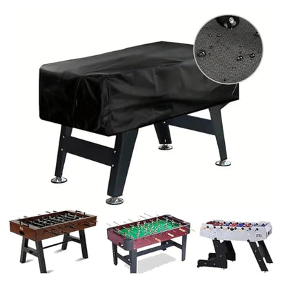 Foosball Table Cover 210D Folding Soccer Football Game Dustproof Moisture Resistant Furniture Protection Case
