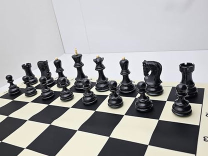 20-inch Foldable Silicone Easy-to-Clean Large Chess Set, Family Retro Adult and Children's Chess Portable Travel Game Chess Set with Storage Bag, Ideal for Outdoor and Travel Use.