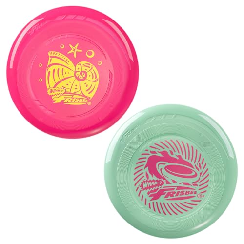 Frisbee Go Flying Disc, 9 Inch Lightweight Sports Disc for Beginners Outdoor Beach Backyard Lawn Park Camping Family Activity Game - 70g - color: V35-2PACK, size: 9 Inch