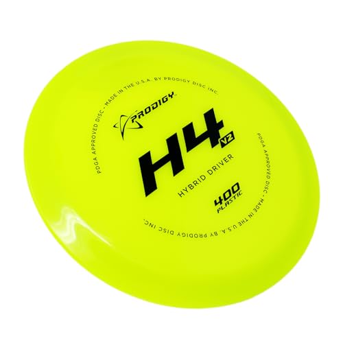 Prodigy Disc 400 H4 V2 | Hybrid Driver Disc Golf Disc | Extremely Durable | Control with a Variety of Shot Shapes | (Colors May Vary)