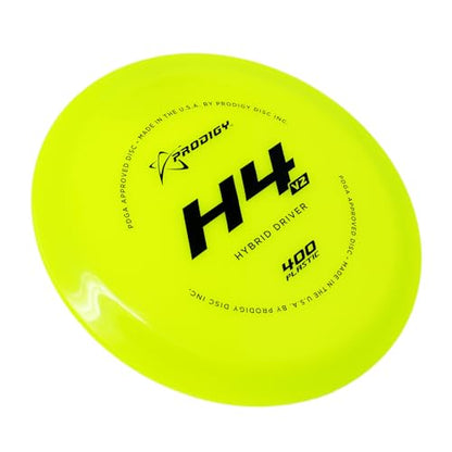 Prodigy Disc 400 H4 V2 | Hybrid Driver Disc Golf Disc | Extremely Durable | Control with a Variety of Shot Shapes | (Colors May Vary)