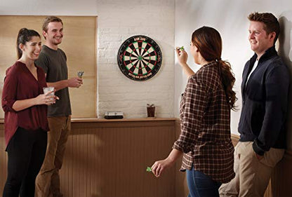 Viper AIM 360 Tournament Bristle Steel Tip Dartboard Set with Staple-Free Razor Thin Metal Spider Wire, Self-Healing Premium-Grade Sisal, Aiming Marks, Movable Target Circles for Focused Training