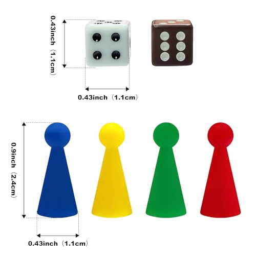 Ludo Board Game - Magnetic Folding Travel Set, Suitable for Adults and Kids, Easy to Carry, 9.78 inches in Size
