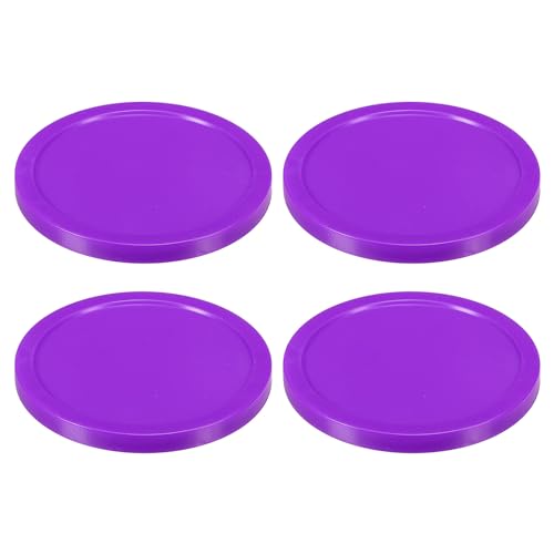 PATIKIL Air Hockey Pucks Air Hockey Heavy Replacement Game Table - color: Purple