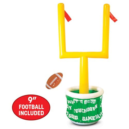 Beistle 50083 1-Pack Inflatable Goal Post Cooler with Football for Parties, 28-Inch Width by 6-Feet 2-Inch Height - style: Goal Post Cooler w/Football
