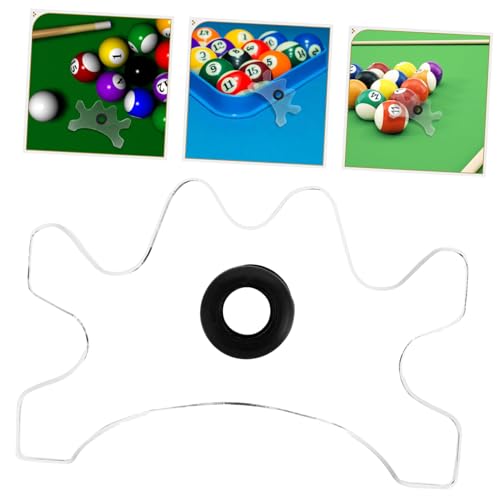 Toddmomy Acrylic Billiard Cue Holder Stand Rack Pool Table Accessories Freestanding Billiard Cue Placement Rack