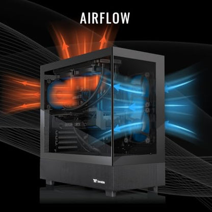 Thermaltake LCGS View u2670-270 Gaming Desktop (Intel® Core™ Ultra 7 265KF, ToughRam 32GB DDR5 6400MT/s RGB Memory, NVIDIA GeForce® RTX 5070, 1TB NVMe M.2, WiFi, Windows 11) V27B-B860-570-LCS - size: 265KF, style: 5070