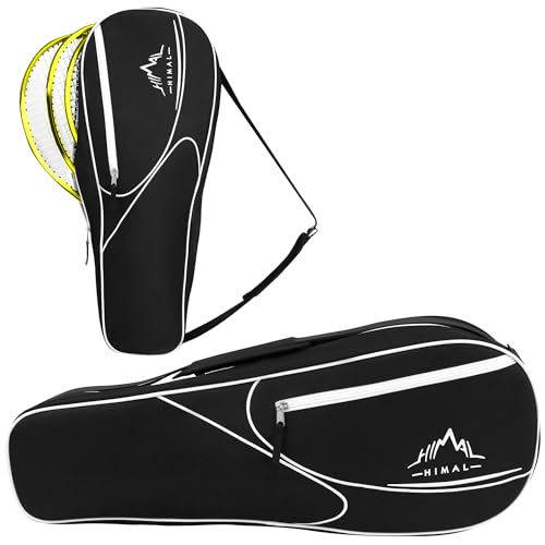 Himal 3 Racquet Tennis Bag With Protective Pad, Tennis Racket Bag for Men Women, Sports Enthusiasts of All Ages - color: Black