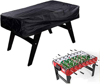 FLR Rectangular Foosball Table Cover 62 x 45 x 19 inch Outdoor/Indoor Dustproof Waterproof Foosball Table Protection Patio Coffee Chair Billiard Soccer Universal Table Cover - Black