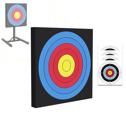 Archery 20" Foam Target for Backyard EVA Arrow Target Square Moving Foam Targets for Outdoor Shooting Practice Training Compound Bow and Recurve Bow