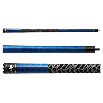 Viper by GLD Products Clutch 58" 2-Piece Pool Cue - color: Cerulean Wave, size: 18 Ounce
