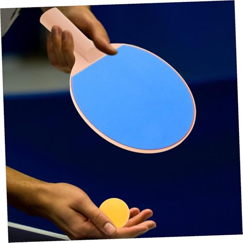 BESPORTBLE Plastic Elasticity Table Tennis Set with Paddles and Yellow Pong Balls Outdoor Professional Racket Kit for Accurate Shots and Control Lightweight Table Tennis Equipment for Sport