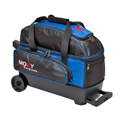 Moxy Bowling Products Double Roller Bowling Bag - color: Royal/Black