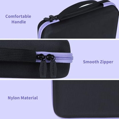 Case Compatible for 12 Darts, Holds Darts and Extra Accessories - color: Black+Purple