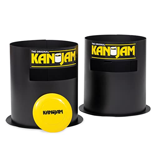 Kan Jam Mini - The Original Backyard Outdoor Game now in a Smaller Indoor Size - Complete with 2 Targets and 1 Mini Disc