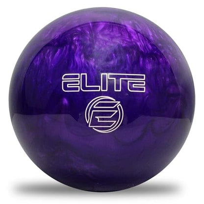 ELITE Star Polyester Bowling Ball - Customizable with Basic Drilling & Engraving Options - Great for Spare Shooting, League, Straight Bowlers - Beginner Entry Level - color: Purple Pearl, size: 14 lbs