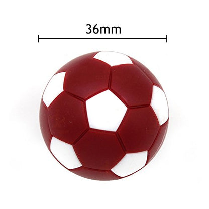 PGYUD Table Soccer Balls 36mm(1.42 Inch), 12 Pack Foosball Replacement Balls – Multicolor Mini Foosballs for Standard Tables,Foosball Table Balls