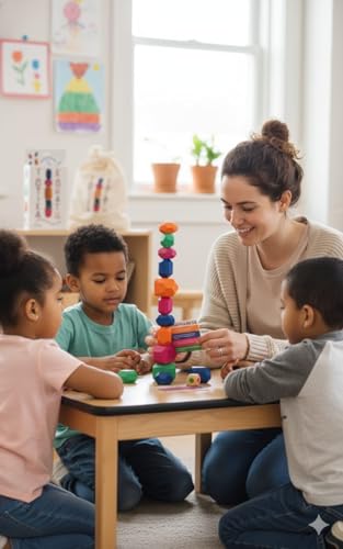 A Wood Rock Stacking Game