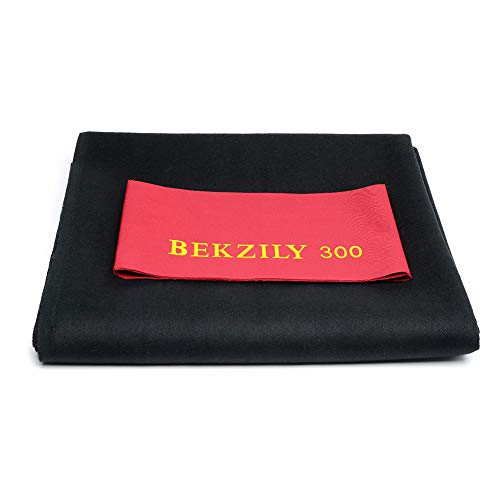 300 Pool Table Cloth Set 9 ft - color: Black, size: 8ft