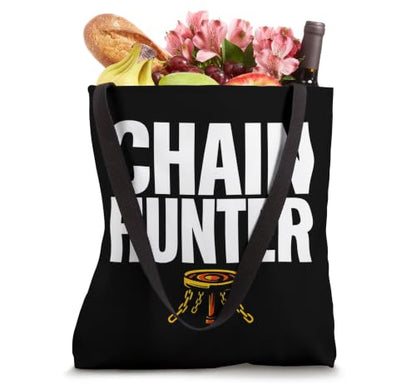 Disc Golf Chain Hunter Frolf Basket Tote Bag
