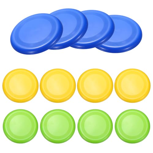 Soft Flying Disc, Sports Flying Discs All Ages Outdoor Flying Disc Training Playing Lightweight Durable - color: Yellow/Green/Blue