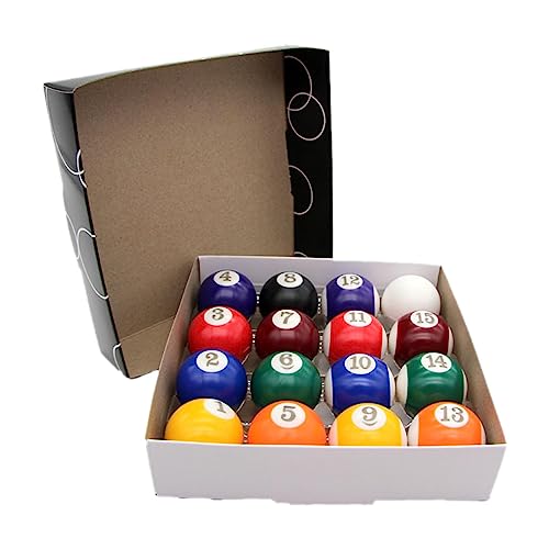 16x Billiard Ball Set Children Billiard Ball Toy for Game Rooms Desktop