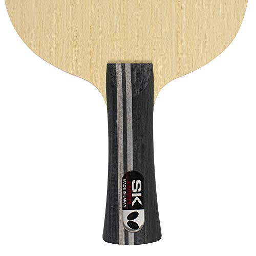 Butterfly SK Carbon Table Tennis Blade - TAMCA 5000 Carbon Fiber Blade - Professional Butterfly Table Tennis Blade - Available in FL and ST Shakehand Handle Styles - Made in Japan - style: Flared