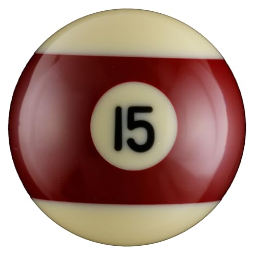 SRS #15 Replacement 2-1/4 Pool Ball (Striped Burgundy)