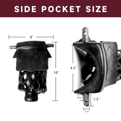 GSE Games & Sports Expert Set of 6 Heavy Duty PU Leather Billiard Pool Table Pockets, Billiard Pool Table Accessories (Several Colors & Styles Available) - color: Black - Diamond