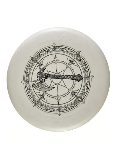 Flying disc Set, 175g Outdoor Competition Flying disc, Adult Sports Flying disc, 3-piece Set, White, Weapon-Themed Design, Ideal for Outdoor Camping