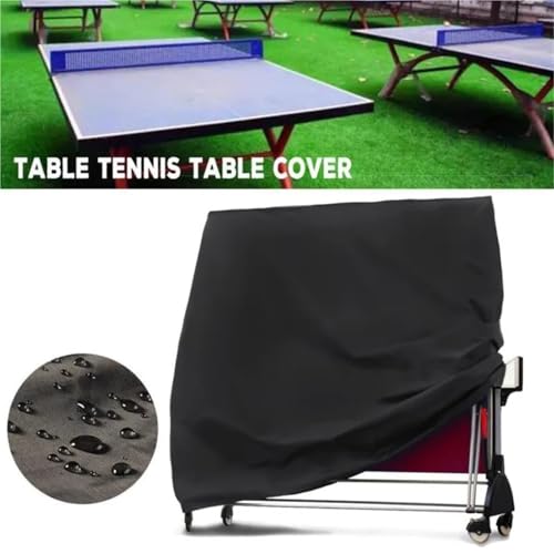 Ping Pong Table Cover Table Tennis Cover Oxford Waterproof Outdoor Rainproof Storage with Zipper - color: Blue