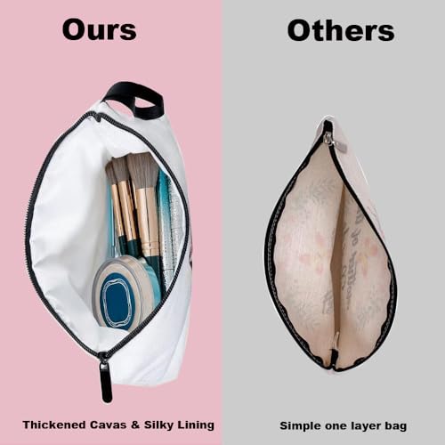 Mom Makeup Bag Set Gift with Mirror – Best Mom Travel Cosmetic Pouch, Mama Cosmetic Bag Set for Wife & Female Friends - color: Best mom in the world-white-2S