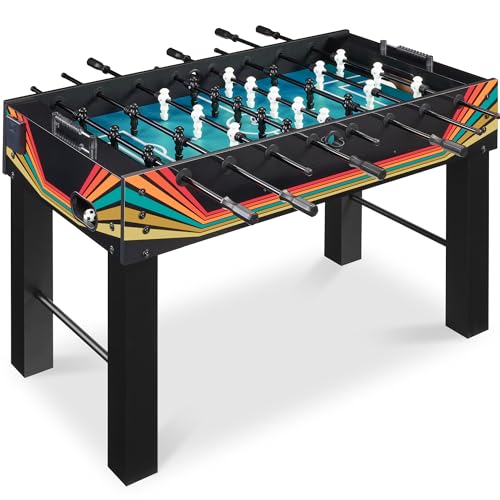 Best Choice Products Full Size 54 Inch Regulation Foosball Table for Home, Game Room - Includes 2 Balls, 2 Cup Holders - color: Arcade