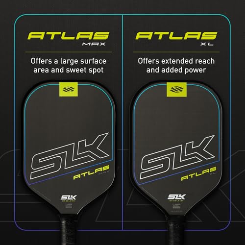 Selkirk Sport SLK Atlas Pickleball Paddle | Carbon Fiber Honeycomb - color: Blue, size: Max (All-Around Paddle)