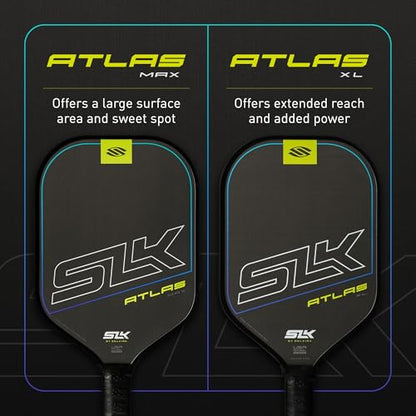 Selkirk Sport SLK Atlas Pickleball Paddle | Carbon Fiber Honeycomb - color: Blue, size: Max (All-Around Paddle)