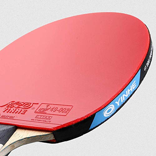 Professional Table Tennis Bat 9/10 Stars Advanced Ping Pong Bat 2 Layers of Carbon Fiber 5 Layers of Wood / 10 Stars/Long Handle (9 Stars Long Handle) - color: 9 Stars, size: Long handle