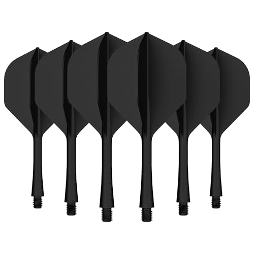 CyeeLife Integrated Dart Flights and Shafts | 2BA Thread | Professional All-in-One Molded Dart Accessories - color: 6 Pack