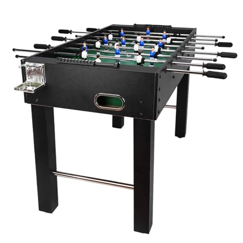 47Inch Large Foosball Table for Adults Multifunction Gaming Table Heavy Duty Soccer Playing Desk Heavy-Duty Football Arcade for Family Night/Game Room/Party