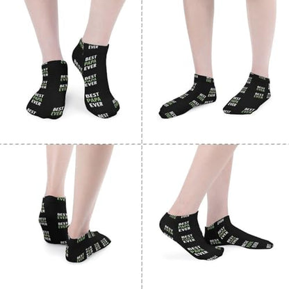 5 Pairs Women’s Low Cut Ankle Socks, Soft Athletic No Show for Running Yoga Daily Wear - color: Picture (4)