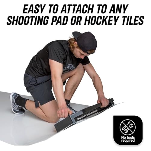 Better Hockey Extreme Passer Puck Rebounder - Clamp-On Pro Professional Quality Sports Training Aid for Passing, Shooting and One Timers - 30 Inch Size