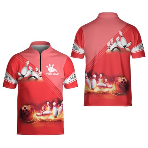 Personalized Custom Jersey for Men, Uniform Shirt for Bowling Team Gift - color: D7