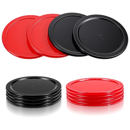 10Pcs Air Hockey Pucks, 2.5 Inch Small Plastic Hockey Pucks Replacement Accessories for Fun and Entertainment