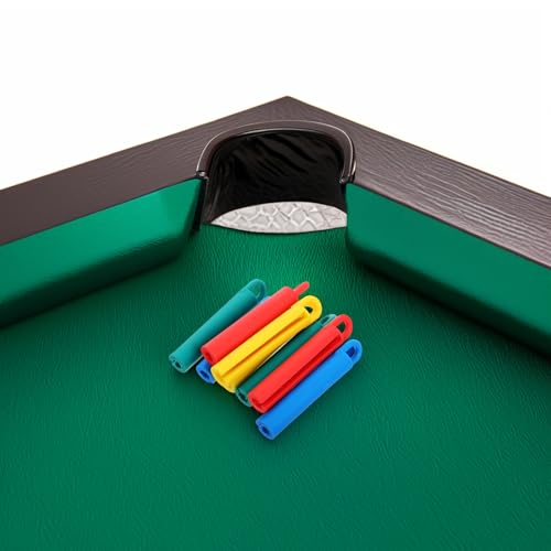 Beaupretty 8pcs Pool Cue Holder Rack Wall Mounted Billiard Cue Stick Holder Organizer Set with Colorful Clips for Game Room Storage and Stick Hanging