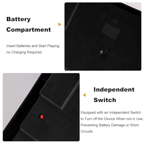Portable Pinball Machine with Light and Scorekeeper, Mini Table Pinball Games Machine for Children and Family, Electronic Retro Arcade Machine, Pinball Gifts