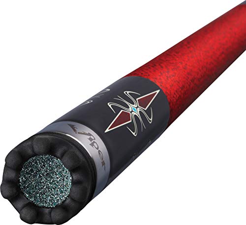 Viper by GLD Products Sinister 58" Pool Cue - color: Black with Burgundy, size: 20 Ounce