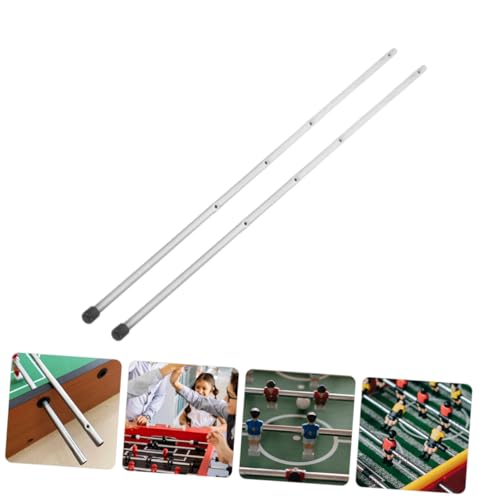 KOMBIUDA 3pcs Table Soccer Rod Replacement Metal Operation Pole for Foosball Machine