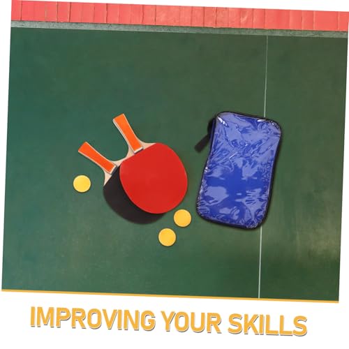 Professional Table Tennis Training Set Indoor Outdoor Racket Paddle Ball Kit with Ergonomic Poplar Wood Grip and Precision Surface for Beginners and Athletes